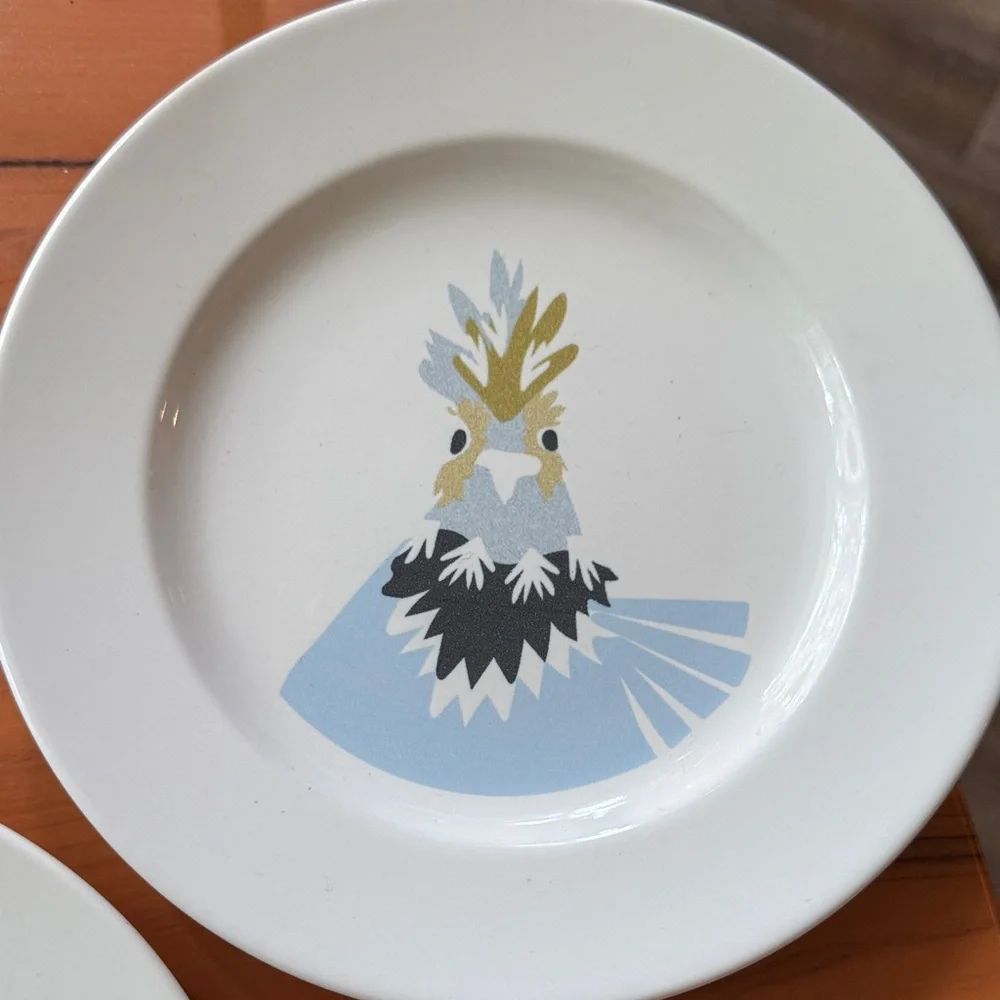 IKEA Unique Bird Plate Romania RARE HTF 8 3/8